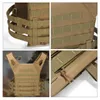 Bullet Proof Vest 800D Hunting Tactical Vest Military Molle Plate Magazine Airsoft Paintball CS Outdoor Protective 240118