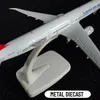 Scale 1 250 Metal Aircraft Model Replica Turkish Airlines B777 Airplane Aviation Decor Miniature Art Collection Kid Boy Toy 240201