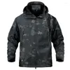 Giacche da caccia Giacca invernale tattica militare Uomo Army CP Abbigliamento mimetico Giacca a vento impermeabile Cappotto bomber in pile multicam