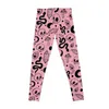 Active Pants Pink Witchy Pattern Leggings Sports for Leggins Push Up Woman Women Sportwear Womens