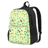 Mochila bonito pikmin padrão mochilas grande capacidade estudante saco de escola ombro portátil mochila moda viagem