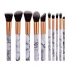 Makeup Brushes Promotions Marmoring Texture Face Foundation Powder Eyeshadow Kabuki Eye Blending Cosmetic Marble Brush Tool