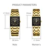 Montres-bracelets à Quartz doré de luxe pour femmes dames mode 30 m étanche femme fille montres Relogio Feminino horloge 240118