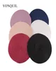 Wiele kolorowych kobiet DIY Hair Akcesoria 25 cm okrągłe fascynatory Podstawy dla damskich młyńczyków baza kapelusza fascynator 12pcllot sh6453670