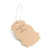 50pcs Thanks Mini Card Thank You for Coming Kraft Paper Mini Label Guest Favor Gift Packing Decoration Candy Box Decoration1190704