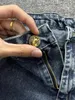 メンズジーンズフィットズボンの真のストレッチズボン刺繍デニムジーンズストレートデザインレトロストリートウェアカジュアルスウェットパンツデザイナージョガー
