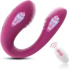 5 fréquence vibrant oeuf sautant télécommande sans fil magnétique rechargeable UShape deuxième vibrateur femme jouets sexuels 240202