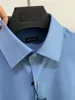 Camicie da uomo Camicia casual da lavoro a maniche lunghe in cashmere tinta unita Top ze