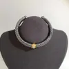 Joyería popular europea y americana de lujo para hombre David Cable Pulsera con hebilla clásica con chapado en plata 925 de oro de 14 k Envío gratis