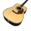 Julrabatt D45 Series Solid Wood Polished Acoustic Guitar