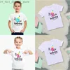 T-shirty chłopcy dziewczęta Letnie urodziny 1 2 3 5 6 7 ROK DZIECI KAŻDEGO T-shirty chłopięcy koszulki Dziewczyny Topy za okrągłe szyję T-shirt Q240218