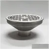 Drains Product Stainless Steel Precision Casting Floor Drain Stink Proof Circar Drop Delivery Dhb6U