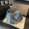 Bolsas de noche Nicho Diseño Tendencia Mujeres Bolso de hombro Moda Personalizada Crossbody Europea American Street Denim Pillow Sac