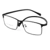 Gmei optique hommes alliage lunettes montures pour lunettes pour hommes branches flexibles jambes IP galvanoplastie alliage lunettes Y7011 240126