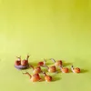 Objets décoratifs Figurines -10 pièces escargot poupée maison miniatures belle fée mignonne jardin Gnome mousse Terrarium décor artisanat 269m