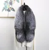 FashionMSMinShu Luxe Echt Vossenbont Sjaal Echte Vos Huid Sjaal Big Size Natuurlijke Vossenbont Sjaal Winter Vrouwen Stola 2113441