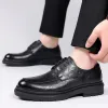 Primavera de oficina para cuero alto negro marrón al aire libre de ropa casual resistente a la moda plataforma oxfords zapatos b platm oxds