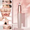 Electric Eyebrow Trimmer Face Razor For Women Painless Eye Brow Epilator Automatic Eyebrow Razor Hair Remover For Ladies 240124
