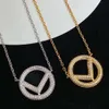 Collier de bijoux de marque à la mode, chaîne O en laiton, lettre strass, nouveau Style coréen, chaîne de pull polyvalente