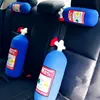 NOS bouteille d'oxyde nitreux jouets en peluche oreiller en peluche doux Turbo JDM coussin cadeaux décor de voiture appui-tête dossier siège cou 240130