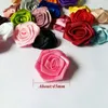 Декоративные цветы, 10 шт./лот, 45 мм, полиэстер, свернутые розы, аксессуары для девочек и женщин, розетки/ремесло, скрапбукинг