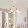 Chandeliers Modern Flying Ceiling Lamps Saucer Creative Colorful Red Green Beige Kitchen Dining Room Lighting Suspension