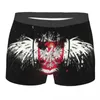 Underbyxor Polen Polish Flag Boxer Shorts For Men 3D Printed Male Polska Underwear Panties BRODS Breathbale