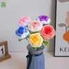 Decoratieve bloemen Langdurig gehaakt bloemstuk Handgemaakt Roos Mooi huisdecoratie Vakantiecadeau voor