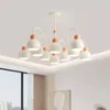 Chandeliers Modern Flying Ceiling Lamps Saucer Creative Colorful Red Green Beige Kitchen Dining Room Lighting Suspension