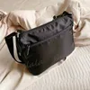 Designer Mens Black Briefcases Luxury Nylon Crossbody Shoulder Bags Medium Business Briefcase Cross Body Gold Letters TOP