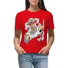 Polo da donna Luffy Gear 5 T-shirt Camicetta Top T-shirt da donna