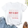 Polos pour femmes Pas un garçon Bonne journée !T-shirt Tees Vêtements esthétiques Designer de luxe Femmes