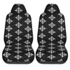 Car Seat Covers Witch Knot Gothic Cover Custom Printing Universal Front Protector Accessories Cushion Set