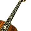 41-дюймовая накладка грифа из черного дерева KOA, акустическая гитара с инкрустацией из морского ушка