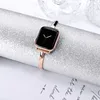 Apple Watch Bands Kettengurt optimaler Metallgurt für T-Bracelet-Gurt Metal Kupfer 38 mm 40 mm 41 mm 42 mm 44 mm 45 mm