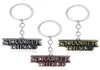 10PC Jewelry Stranger Things Letter Keychain Bag Keyring Pendant Llaveros Charms Fashion Car Accesorios Jewelry7518684