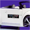 Banner Flags 100pcs Donald Trump Araba Çıkartmaları Tampon Sticker Tutun AMERİKA ARAÇ PASTER DROP TESLİMİ DEĞİŞTİRME İÇİN ÇIKARILI