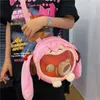 Sacos escolares Ita saco japonês dos desenhos animados estudante mochila fofo kawaii doce mulheres transparente mochila meninas streetwear moda mochilas