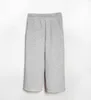 Trousers 23 Autumn And Winter Gray Cherry Straight Leg Sports Wide-leg Fleece Lined Pants Lab Cici