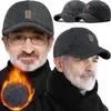 Top kapaklar Yünlü örme şapkalar kulak koruma erkekleri kışlık sıcak babanın beyzbol kalın kulak yüzeyleri kapak kalınlaşmış pamuk snapback şapka