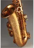 JPS 769 Ny ankomst Alto Eb Tune Saxophone Brass Musical Instrument Gold Lacquer Sax med Case Mouthpiece Gratis frakt