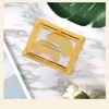 2pcs = 1Pair 24K Gold Clastal Collagen Eye Mask Anti /Dark Darcles /Suptiness Moisturizing Eye Masks Colageno Gel Eye Padtslm2