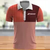 Camisa polo boutique respirável golfe wear masculino fitness polo camisa badminton esportes wear retalhos impresso tênis wear 240118