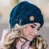 Bérets 2024 Chapeau d'hiver pour femmes tricotées Corée Bonnet épais Skullies Automne Extérieur Chaud Streetwear Casquettes Rouge Noir Blanc Rose