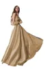 Sexy 2024 New Elegant Mother Of The Bride Dresses Black Girl Off Shoulder Bling Princess Prom Party Champagne Gold Plus Size Ball Gown Women Ocn Mothers Gown f s