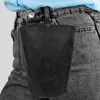 Storage Bags Home Convenient Clothes Clip Belt Hanging Black Clothespin Pouches Laundry Drawstring Daily Use Peg Portable