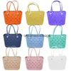 Totes Eva Beach Basket Borsa tote extra large Borsa da spiaggia Borsa da donna Borsa shopper in silicone Borse da viaggio Borse da spiaggia antisabbia H24219