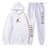 Sweatpants and Hoodie Set Tracksuit Men Hooded Sweatshirt Pants Pullover Suit Casual Clothe Ssss 4ET3