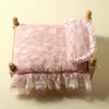 born Pography Props Posing Bed Mattress Pillow Set Bedding Infant Po Backdrop Baby Shower Gift 240127