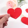 Parti Dekorasyonu 5/10 PCS/LOT Love Hearts 3 Meter Kırmızı Halat Sevgililer Günü Kalp Asma İp Çelenk Düğün Süslemeleri Diy Dekor